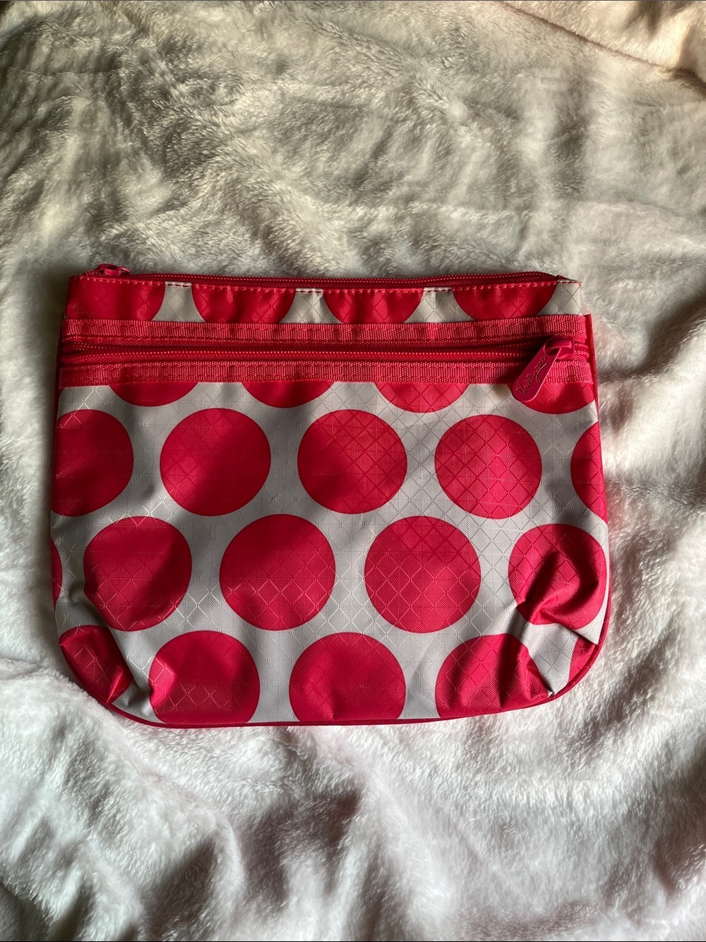 thirty-one Pink Polka Dot Crossbody Pouch
